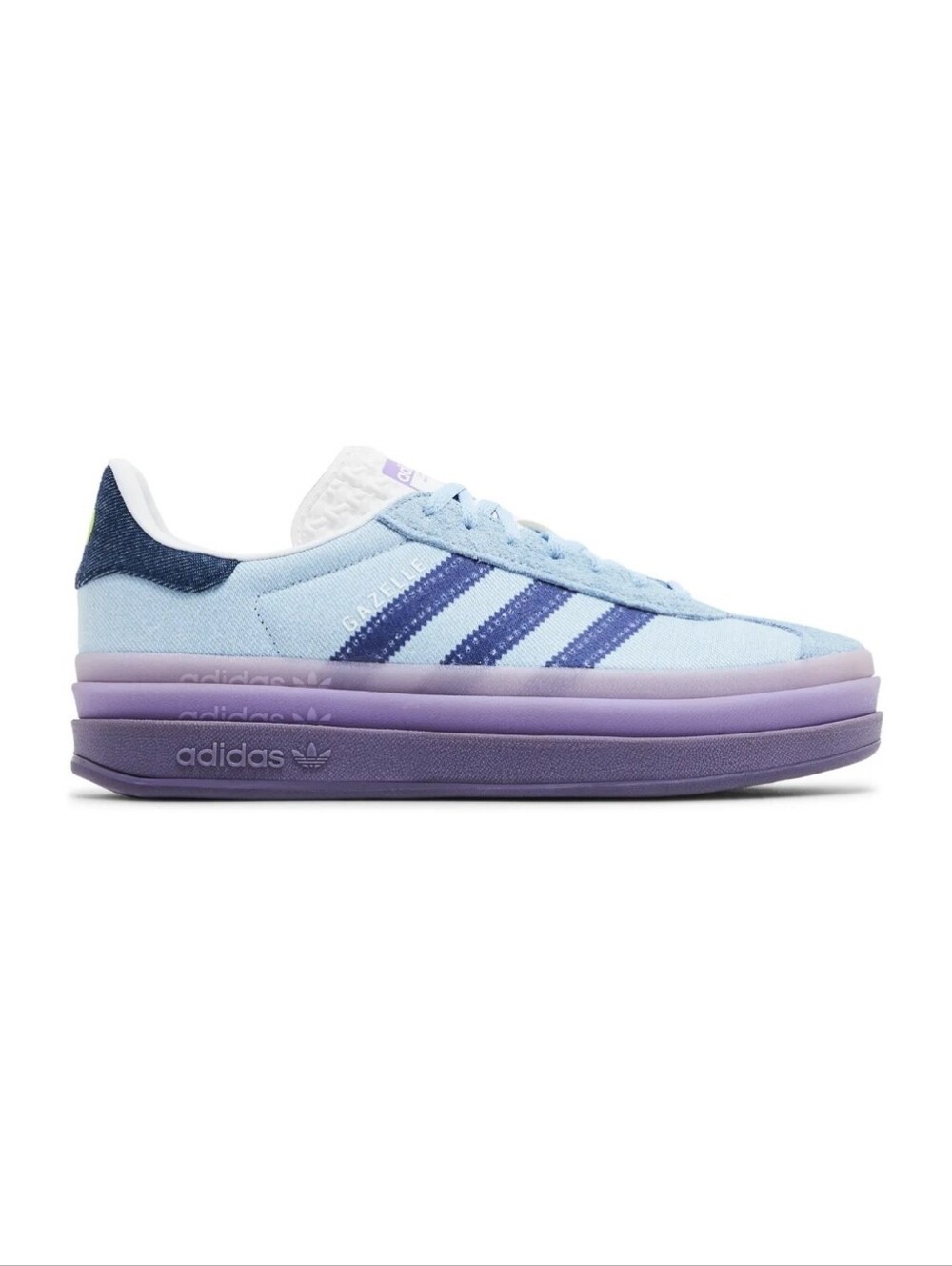 NIB! Adidas ×KSENIASCHNAIDER  Wmns Gazelle Bold, Blue Denim, Size 7